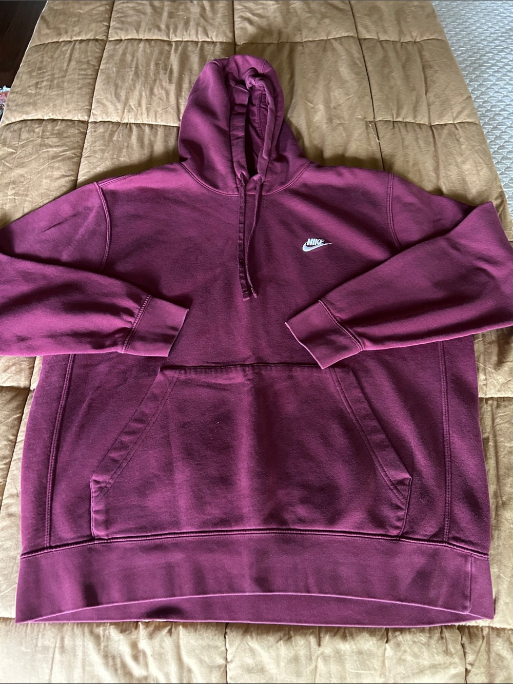 Nike Maroon Pullover Hoodie
